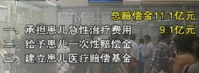 乳協回應08毒奶粉案賠償質疑 27萬患兒獲賠