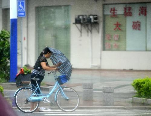 臺(tái)風(fēng)“韋森特”登陸廣東臺(tái)山