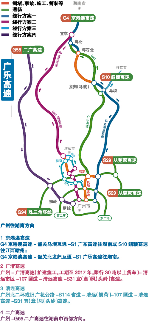 廣州日?qǐng)?bào)：春節(jié)回家堵 9圖紓囧途