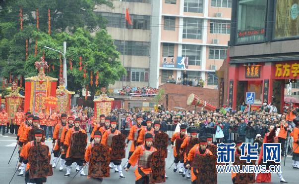 廣府廟會民俗大巡游 天宮神將隊首亮相