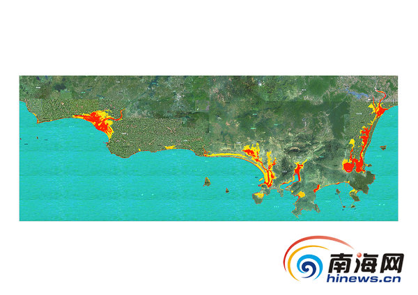 海南5市縣風(fēng)暴潮風(fēng)險區(qū)劃圖公開 標注風(fēng)險區(qū)