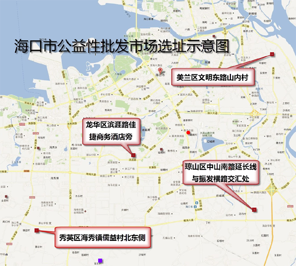 海口建4個(gè)公益性蔬菜批發(fā)市場 保障淡季蔬菜供應(yīng)