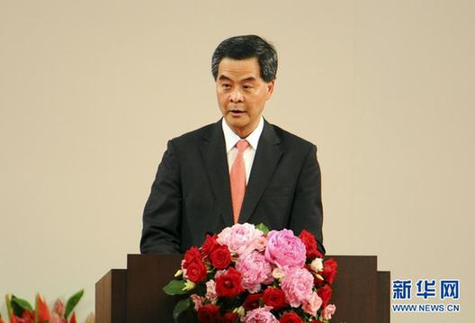 胡錦濤出席慶祝香港回歸祖國15周年大會暨香港特區(qū)第四屆政府就職典禮
