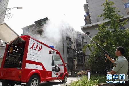 武漢市武昌區(qū)配備“迷你”電動消防車