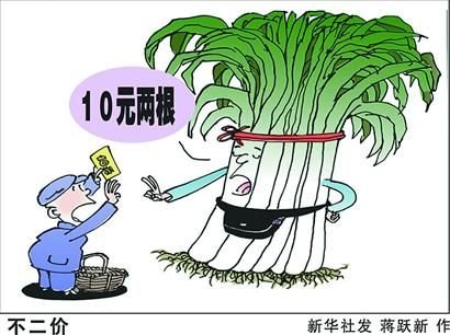 京滬穗等地大蔥價(jià)格暴漲 市民稱10元僅買兩根