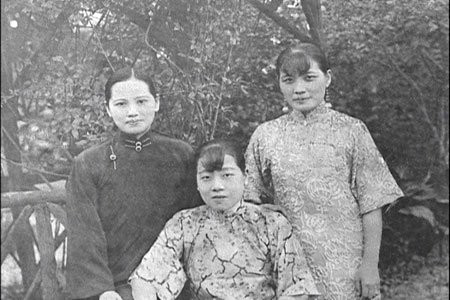 罕見！宋氏三姐妹少女時期合影