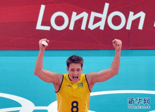 男排半決賽:巴西勝意大利