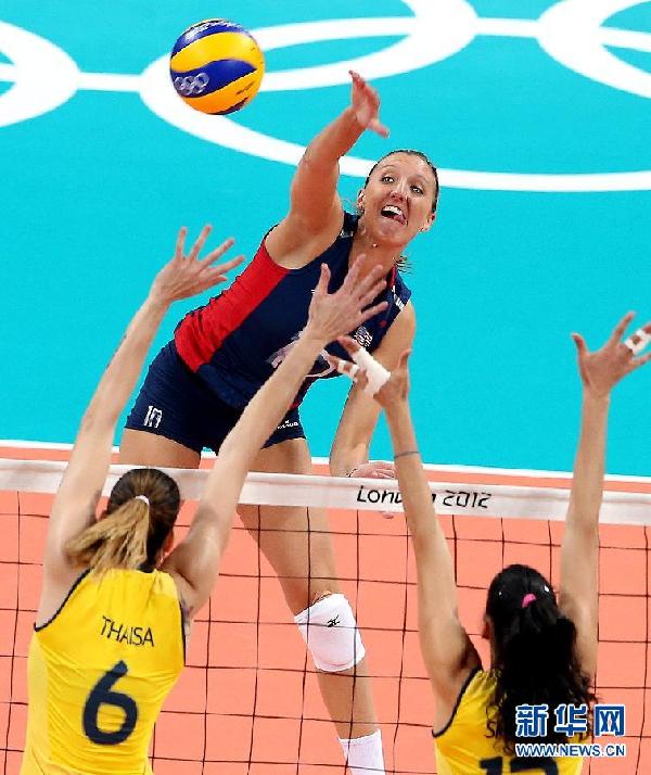 女排決賽：美國對陣巴西