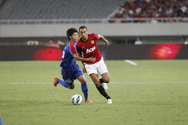 足球——中英友誼賽：曼聯勝申花