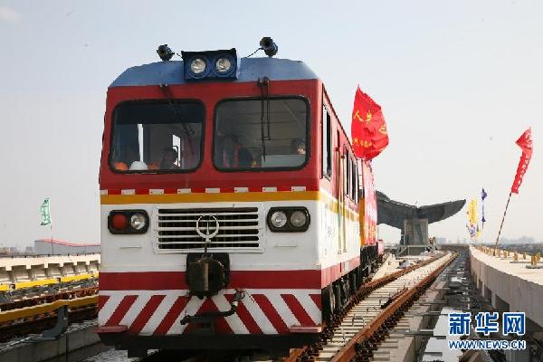 上海軌道交通16號線接觸軌開始安裝調試