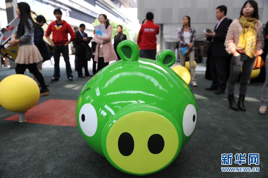 “憤怒的小鳥”主題樂園亮相上海