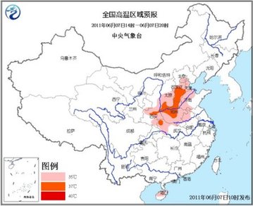 高溫預警鳴響 華北黃淮熱浪炙烤