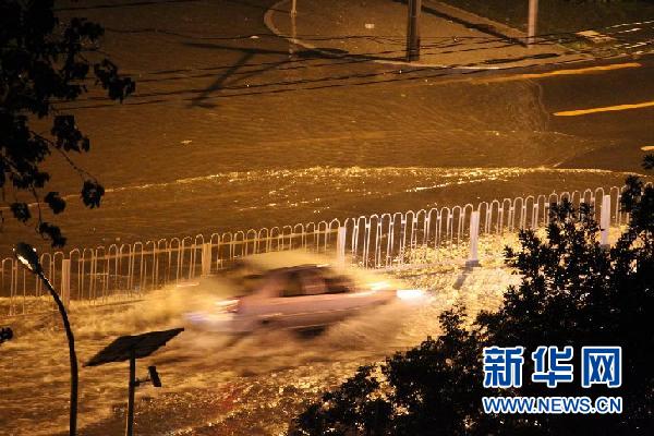 北京再次迎來強降雨 部分城區嚴重積水(組圖)