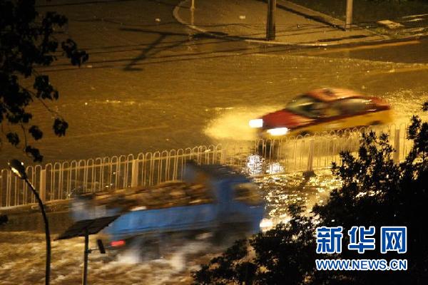 北京再次迎來強降雨 部分城區嚴重積水(組圖)