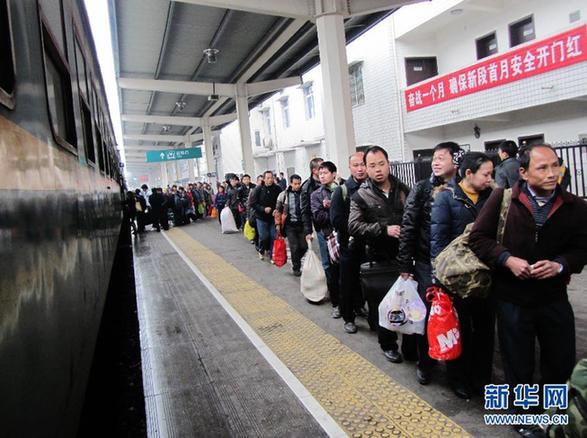 2012鐵路春運今日結束 共發送旅客超2.35億人次