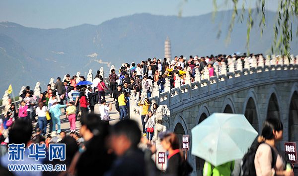 中秋國慶長(zhǎng)假第三天景區(qū)游客量急劇攀升