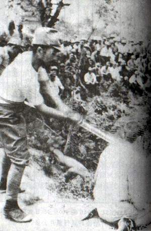 燭光紀念南京大屠殺75周年 老照片記錄日本獸性