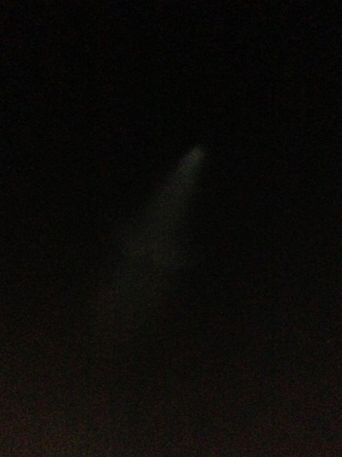 我國多地出現(xiàn)UFO 網(wǎng)友分析疑是反導(dǎo)試驗(yàn)（圖）