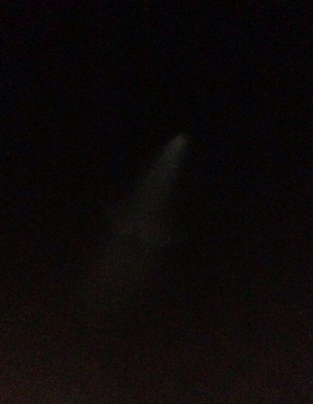 我國多地出現(xiàn)UFO 網(wǎng)友分析疑是反導(dǎo)試驗（圖）