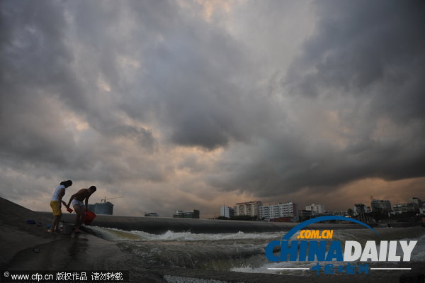海南瓊海：風暴欲來