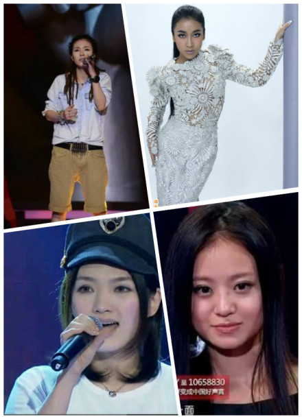 中國(guó)好聲音第二季學(xué)員素顏照對(duì)比 姚貝娜女神韻味畢夏判若兩人