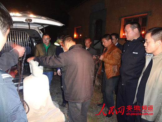 安徽一寺廟住持被麻醉迷倒 800斤佛像被盜(圖)