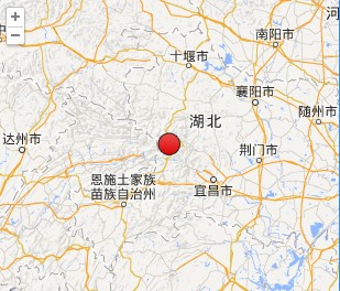 湖北省恩施土家族苗族自治州巴東縣發生5.1級地震