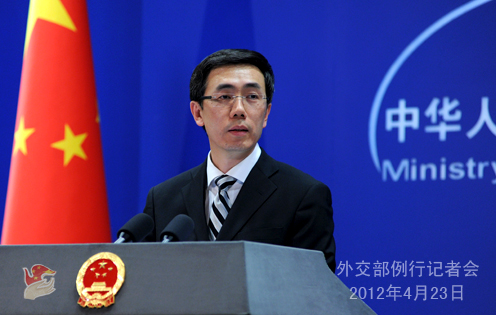 外交部就中俄軍演、美對臺軍售、黃巖島問題等答問