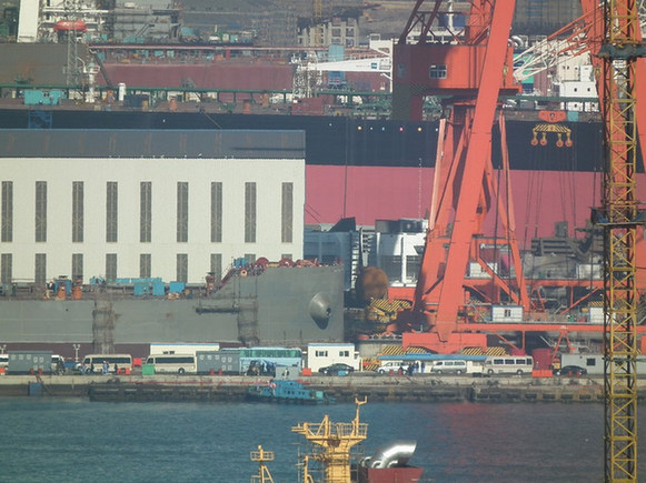 中國海軍遼寧號航母結束首航返回駐地