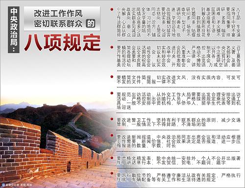 12月6日：“改進(jìn)工作作風(fēng)八項規(guī)定”是表率更是號令