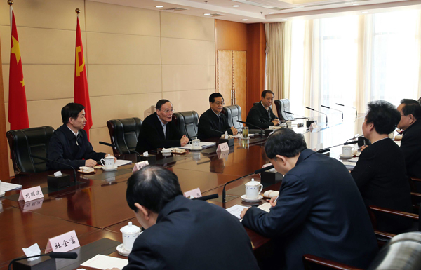 王岐山強調:派駐機構要強化監督執紀 提高履職能力