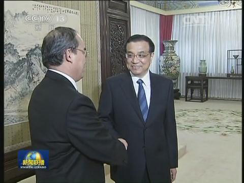 李克強(qiáng)會(huì)見越南祖國陣線中央委員會(huì)主席