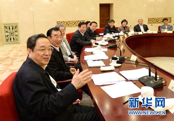 全國政協(xié)召開雙周協(xié)商座談會 俞正聲主持