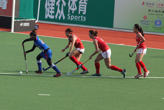 東亞運動會女子曲棍球中華臺北4:2戰(zhàn)勝中國香港
