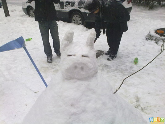 下雪啦！看看堆雪人的N種方法