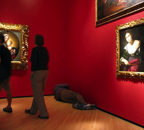 你能分清這是人還是雕塑嗎？