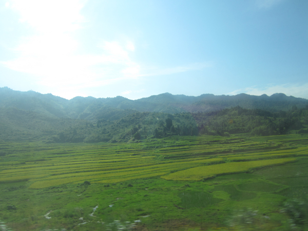 資溪處處是風景 大巴車上隨拍