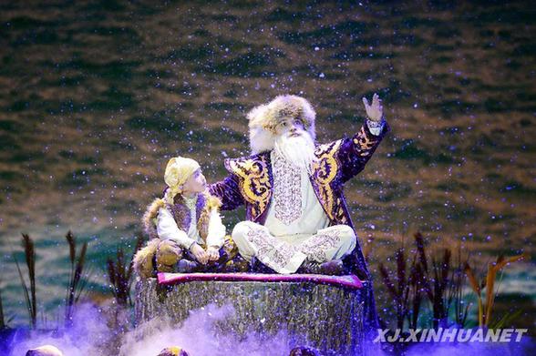 福海縣推出哈薩克族歌舞劇《烏倫古達斯坦（長詩）》
