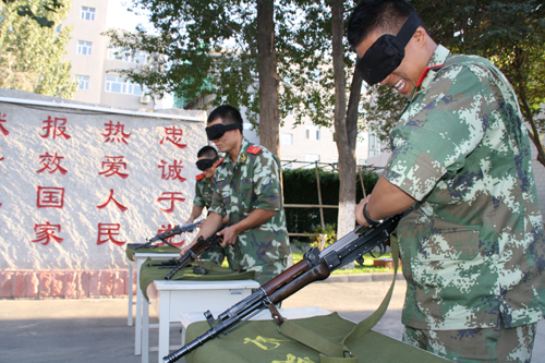 新疆公安邊防總隊后勤基地技能練兵謀打贏