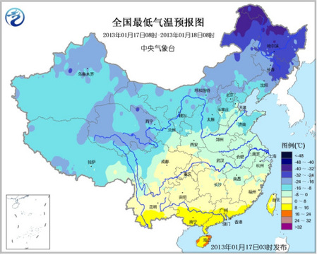 中國北方將出現大范圍降雪過程 西藏局地有暴雪
