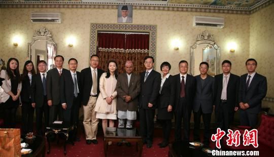 尼泊爾總統(tǒng)會(huì)見中國(guó)云南新聞代表團(tuán)