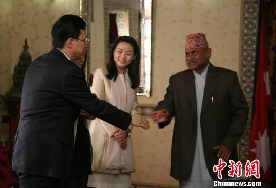尼泊爾總統(tǒng)會(huì)見中國(guó)云南新聞代表團(tuán)