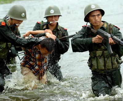Military drill for upcoming China-ASEAN expo