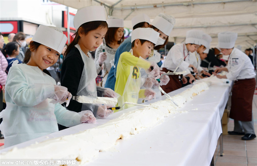 Delicious bites in record-breaking sizes