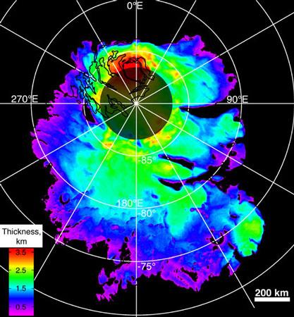火星發(fā)現(xiàn)最大冰蓋 融化后星球將被淹沒11米深