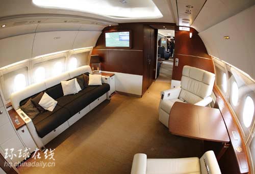 空客精英飛機奢華內(nèi)景