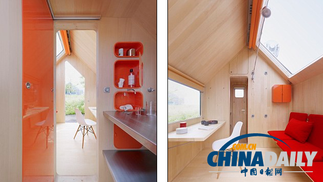 意設計師推出6平米微型屋 內含廚房、臥室和淋浴室