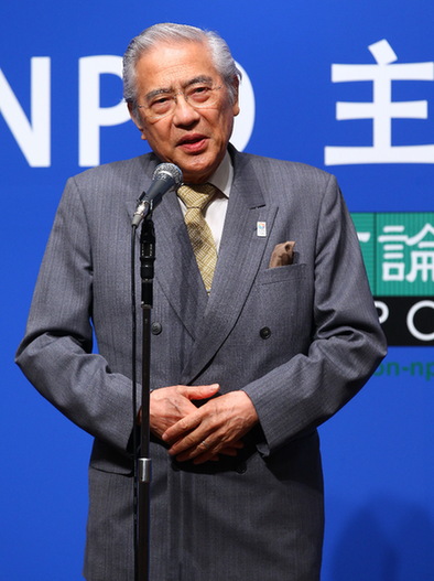 日方嘉賓在晚宴上致辭