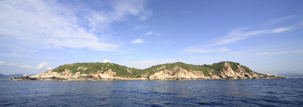 蜈支洲島全島遠景