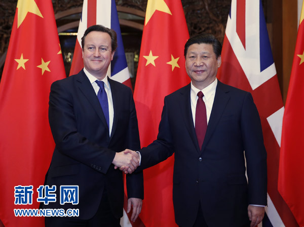習(xí)近平會(huì)見英國首相卡梅倫